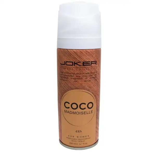 اسپری خوشبو کننده بدن زنانه Coco Mademoiselle حجم 200میلی لیتری جوکر