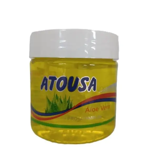 ژل موی سر لیوانی حاوی عصاره آلوئه ورا زرد 250 میلی لیتری آتوسا