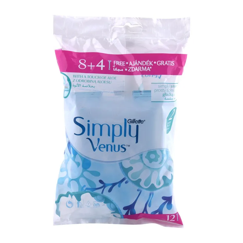 خودتراش Simply Venus بسته 12 عددی ژیلت gallery0
