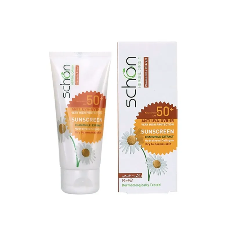 کرم ضدآفتاب مناسب انواع پوست ، رنگ طبیعی SPF 50 حجم 50 میلی لیتری شون gallery0